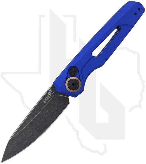 Kershaw Launch 11 7550BLU - Blue Aluminum, Blackwashed
