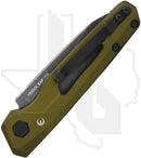 Kershaw Launch 11 7550OL - OD Green Aluminum, Blackwashed