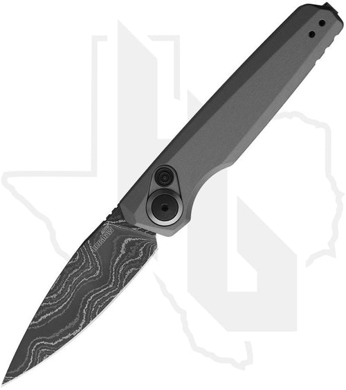 Kershaw Launch 18 7551DAM - Gray Aluminum, Damascus