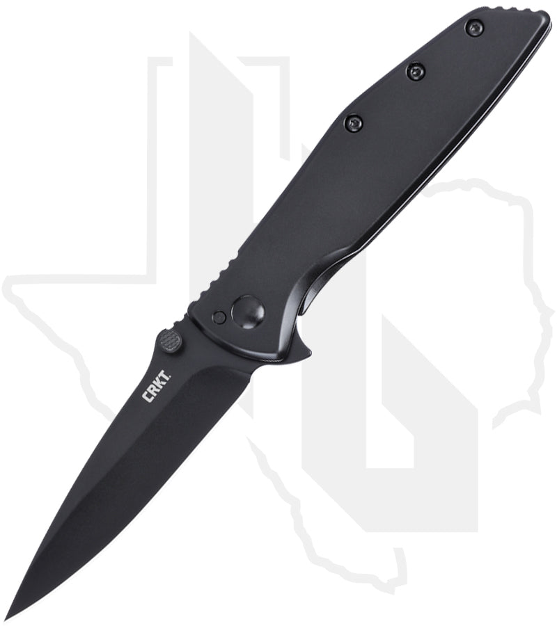 CRKT Slag 7600K - Black Stainless Steel, Assisted