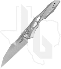 Kershaw Launch 13 7650RAW - Raw Aluminum, Stonewashed