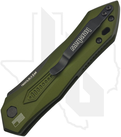 Kershaw Launch 6 7800OLBLK - OD Green Aluminum, Black Cerakote