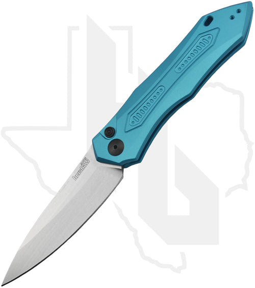 Kershaw Launch 6 7800TEALSW - Teal Aluminum, Stonewashed