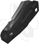 Kershaw Launch 14 7850BLKDAM - Black Aluminum, Carbon Fiber, Damascus