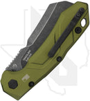 Kershaw Launch 14 7850OLBW - OD Green Aluminum, Carbon Fiber, Blackwashed