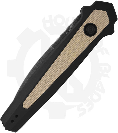Kershaw Launch 15 7950 - Black, Tan Micarta, Magnacut