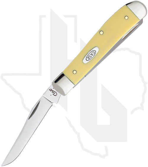 W.R. Case Mini Trapper 80029 - Yellow Synthetic, Smooth (3207 SS)