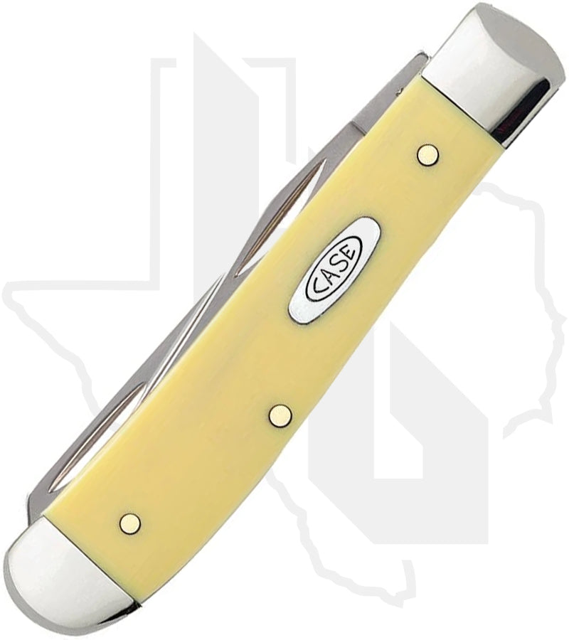 W.R. Case Mini Trapper 80029 - Yellow Synthetic, Smooth (3207 SS)