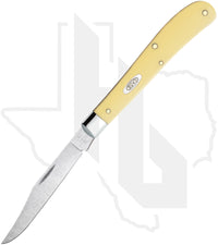 W.R. Case Slimline Trapper 80031 - Yellow Synthetic, Smooth (31048 SS)