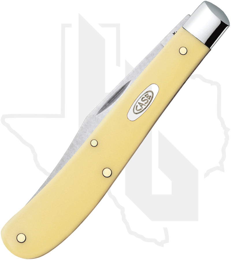 W.R. Case Slimline Trapper 80031 - Yellow Synthetic, Smooth (31048 SS)