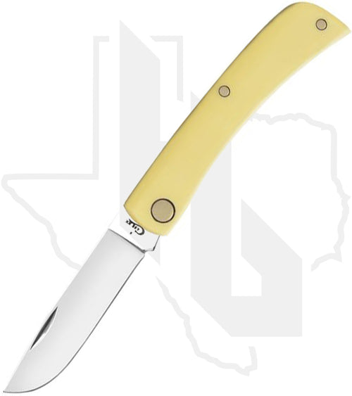 W.R. Case Sod Buster Jr 80032 - Yellow Synthetic, Smooth (3137 SS)