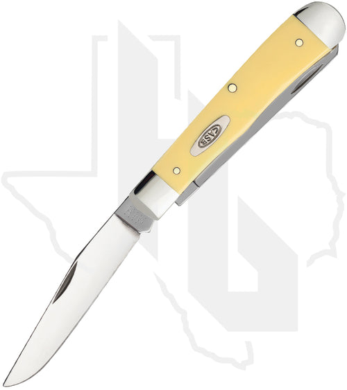 W.R. Case Trapper 80161 - Yellow Synthetic, Smooth (3254 SS)