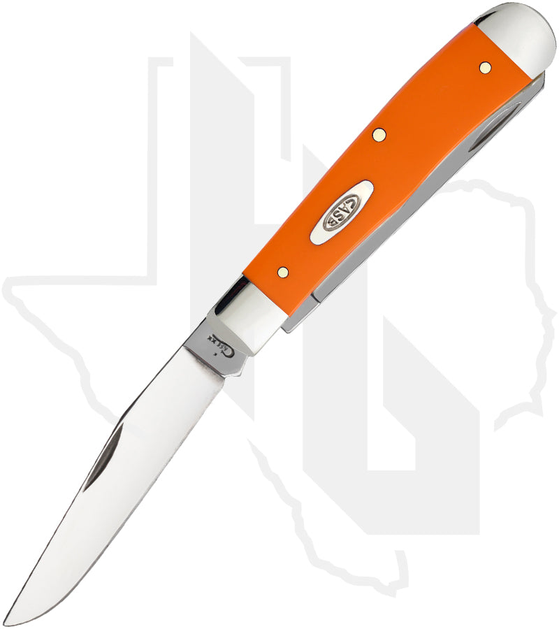 W.R. Case Trapper 80500 - Orange Synthetic, Smooth (4254 SS)