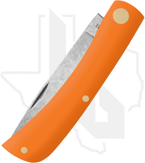 W.R. Case Sod Buster Jr 80502 - Orange Synthetic, Smooth (4137 SS)