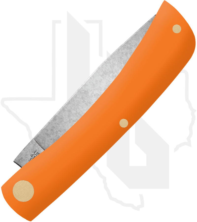W.R. Case Sod Buster Jr 80502 - Orange Synthetic, Smooth (4137 SS)