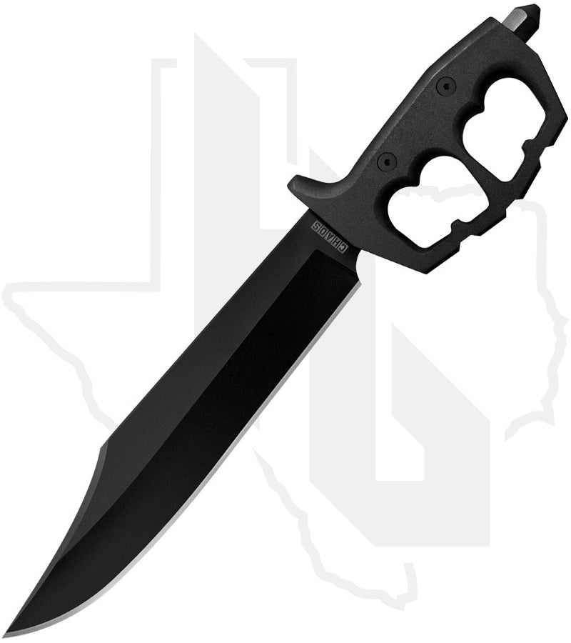 Cold Steel Chaos Bowie 80NTB - Black Aluminum, Black