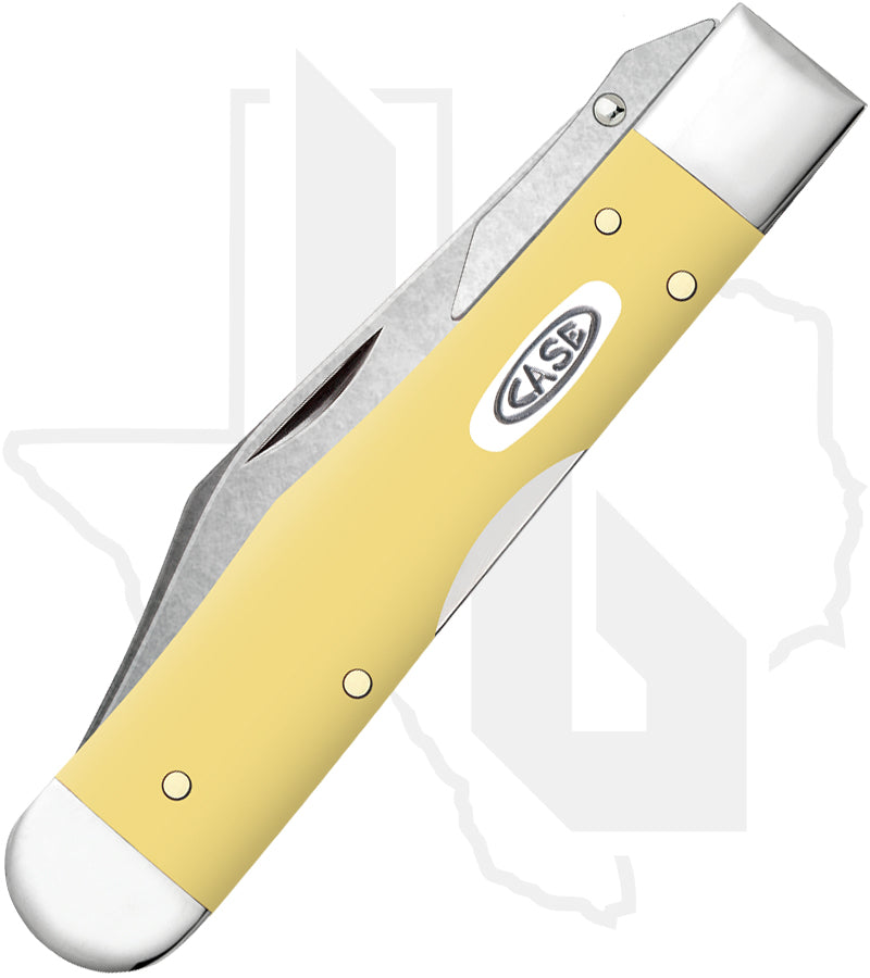 W.R. Case Cheetah Cub 81086 - Yellow Synthetic, Smooth (311 1/2L SS)