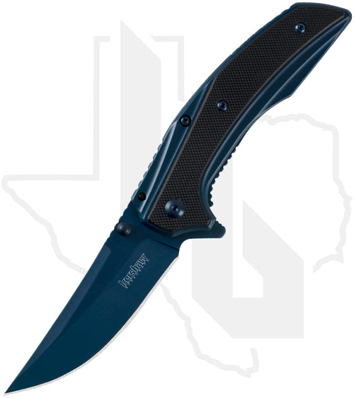 Kershaw Outright 8320 - Black G-10, Stainless Steel, Blue PVD