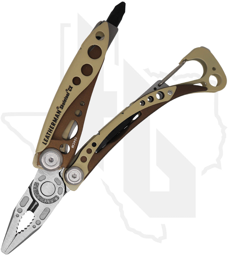 Leatherman Skeletool CX 833546 - Sandstorm – House of Blades