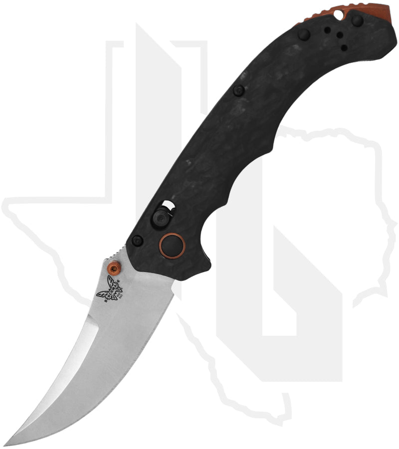 Benchmade Black Class Mini Bedlam 865-02 - Marbled Carbon Fiber
