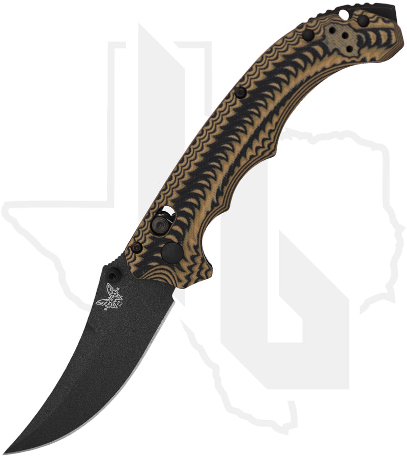 Benchmade Black Class Mini Bedlam 865BK-01 - Black, OD Green, Coyote G-10