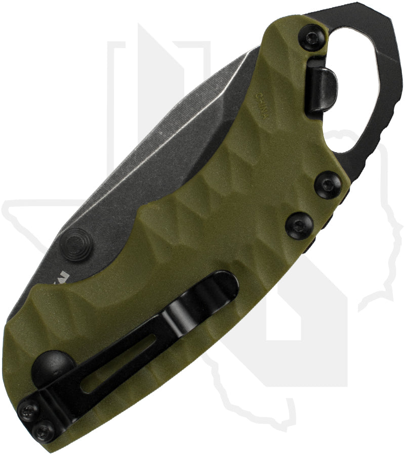 Kershaw Shuffle II 8750TOLBW - Olive GFN, Blackwashed