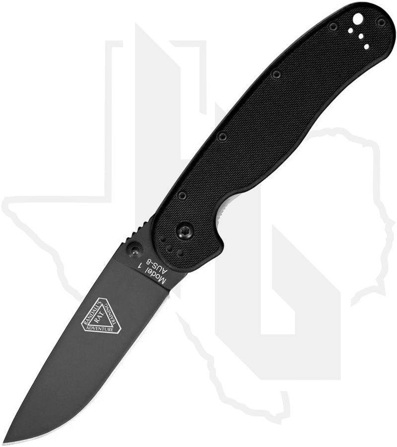 Ontario Knife Co. Rat I 8846 - Black Nylon, Black