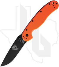 Ontario Knife Co. Rat I 8846OR - Orange Nylon, Black
