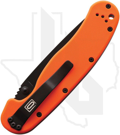 Ontario Knife Co. Rat I 8846OR - Orange Nylon, Black