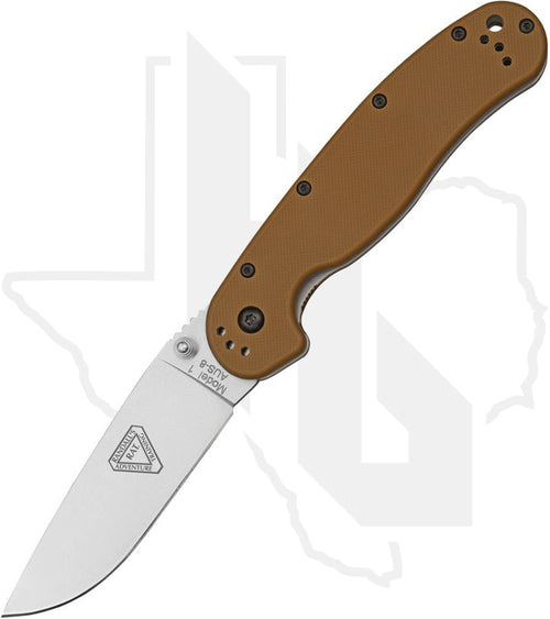 Ontario Knife Co. Rat I 8848CB - Coyote Brown Nylon
