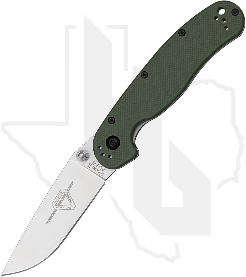 Ontario Knife Co. RAT II 8860OD - OD Green Nylon