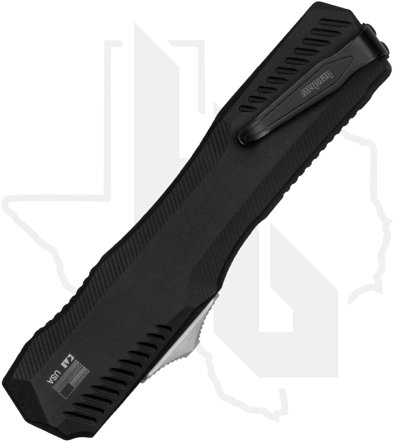 Kershaw Livewire 9000 - Black Aluminum, Stonewashed