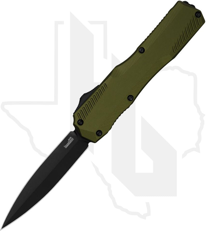 Kershaw Livewire 9000DEOL - Olive, Double Edge