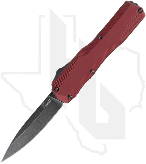 Kershaw Livewire 9000MERL - Napa Merlot Aluminum, Blackwashed