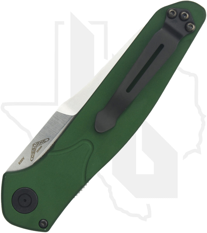 Benchmade Black Class Auto Osborne 9400 - Green Aluminum