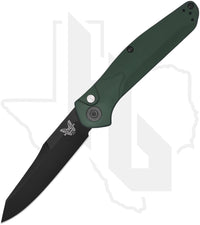 Benchmade Black Class Auto Osborne 9400BK - Green Aluminum