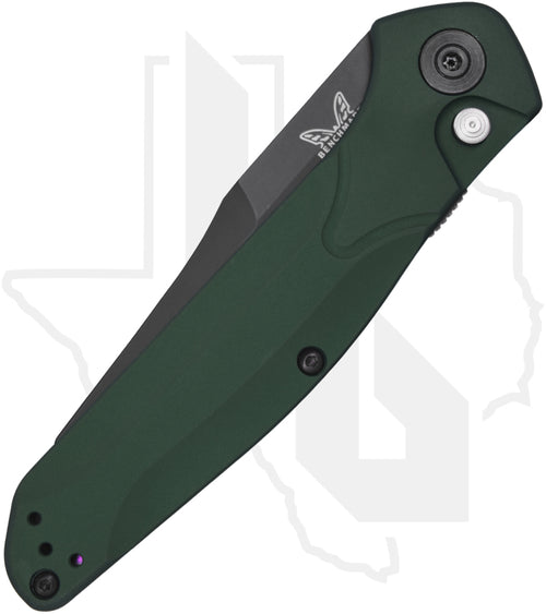 Benchmade Black Class Auto Osborne 9400BK - Green Aluminum
