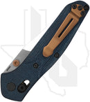 Benchmade Blue Class Mini Osborne 945-04 - Blue Denim Micarta