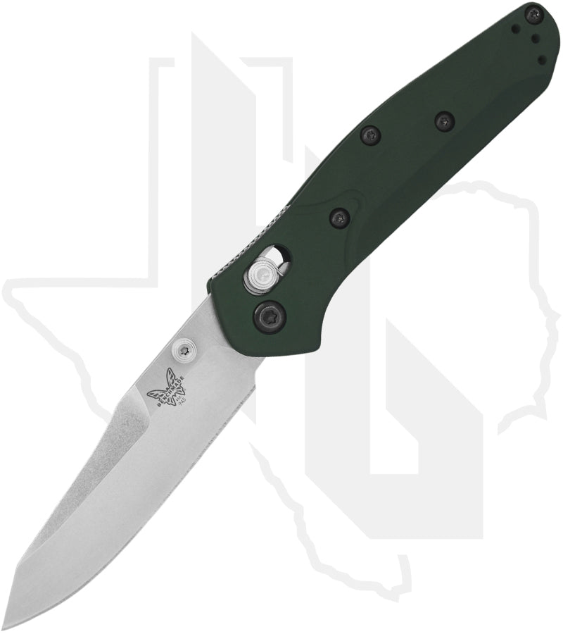 Benchmade Blue Class Mini Osborne 945 - Aluminum, Green