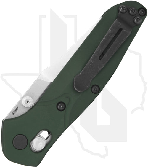 Benchmade Blue Class Mini Osborne 945 - Aluminum, Green