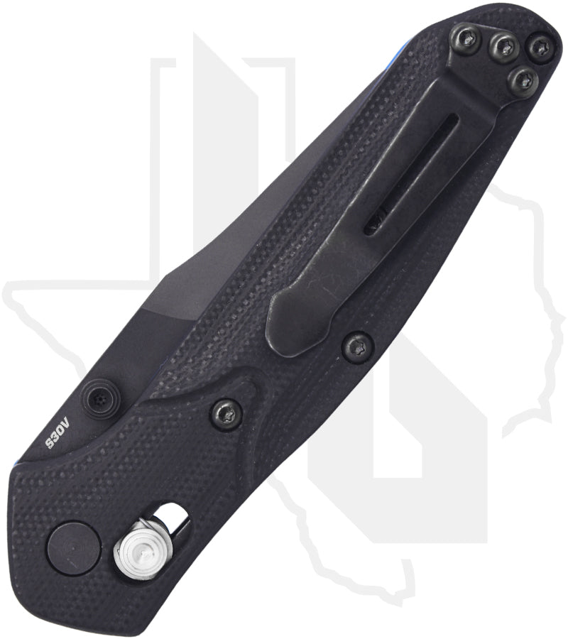 Benchmade Blue Class Mini Osborne 945BK-1 - Black, Blue, G-10