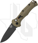 Benchmade Black Class Mini Claymore 9570BK-1 - Ranger Green Grivory, Cobalt Black Cerakote