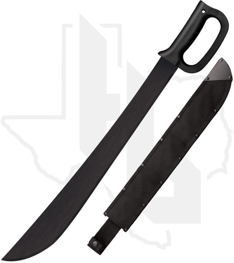 Cold Steel Latin D-Guard Machete 97AD21S - Black Polypropylene, Matte Black