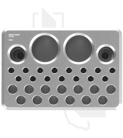 CRKT Driver and Bit Storage Block 9916 - Aluminum