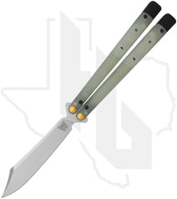 Benchmade Blue Class Necron Balisong 99 - Jade G-10
