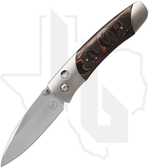 William Henry Studio A200-6 - Blasted Titanium, Copper Swirl Carbon Fiber, Blasted