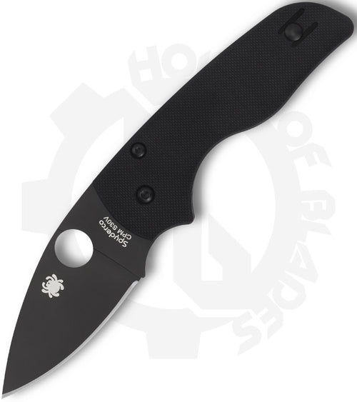 Spyderco Lil' Native C230GPBBK - Black, Black G-10
