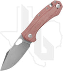 GiantMouse ACE Atelier ATELIER-RED-CANVAS - Stonewashed, Red Canvas Micarta