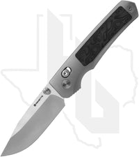 Remette Aurora AURA-D - Ceramic Sandblasted Titanium, Rain Drop Carbon Fiber Inlays, Bead-Blasted/Satin