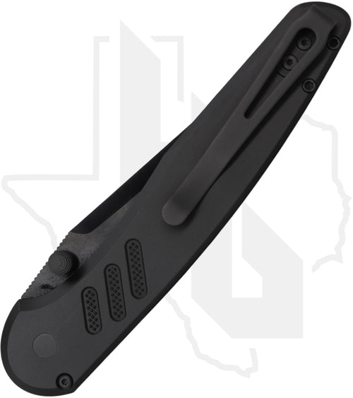 Pro-Tech Peace Neighbor Avalon Dark Operator - Black Knurled Aluminum, Satin DLC, Tritium Button (Pre-Owned)